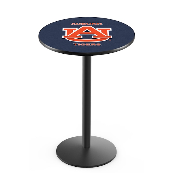 42" Blk Wrinkle Auburn Pub Table